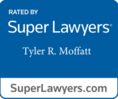Superlawer.com icon to show rating by Super Lawers for Tyler R. Moffatt